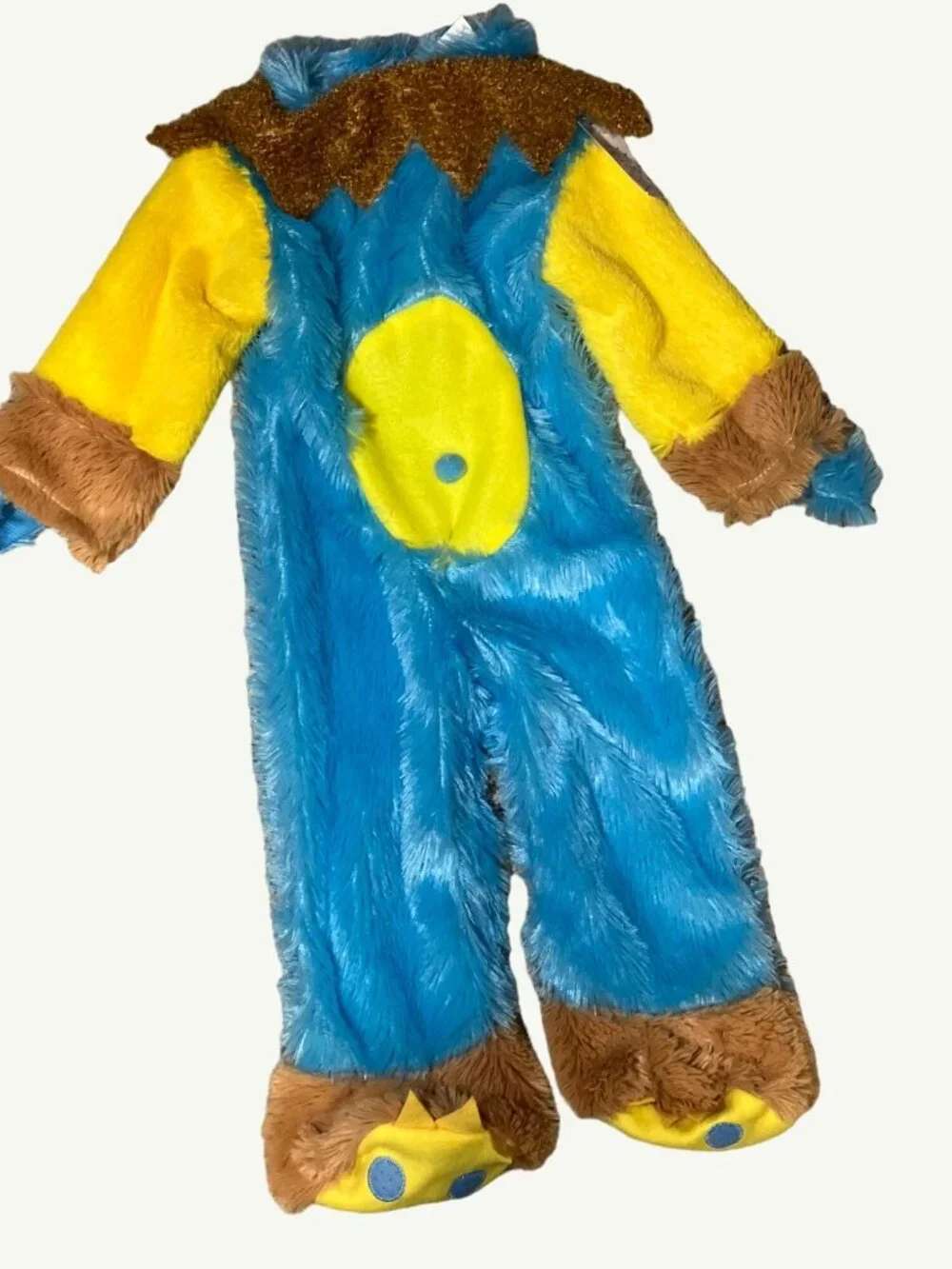 Teeny meanie Blue Monster Halloween Jumpsuit Costume 12-18 Months